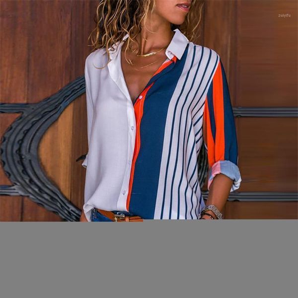 women blouses 2020 fashion striped long sleeve turn down collar office shirt blouse tunic casual plus size blusas femininas1, White
women blouses 2020 fashion striped long sleeve turn down collar office shirt blouse tunic casual plus size blusas femininas1, White