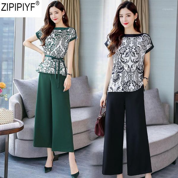 vintage pant suit 2018 summer fashion elegant casual 2 piece set women print o-neck sleeve blouse wide leg pants suit c13941, White
vintage pant suit 2018 summer fashion elegant casual 2 piece set women print o-neck sleeve blouse wide leg pants suit c13941, White