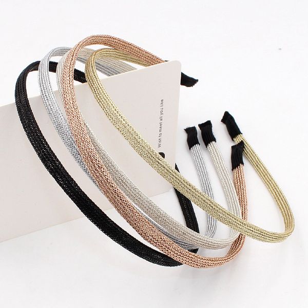 new fashion very thin wire mesh coated metal headband gold silver plated hairband simple solid plain hair hoop women hair holder
new fashion very thin wire mesh coated metal headband gold silver plated hairband simple solid plain hair hoop women hair holder