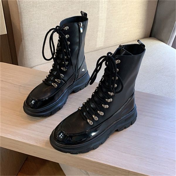 new women's 2021 black zip woman chunky lacing boot autumn leather boots for ladies shoes vvsv
new women's 2021 black zip woman chunky lacing boot autumn leather boots for ladies shoes vvsv