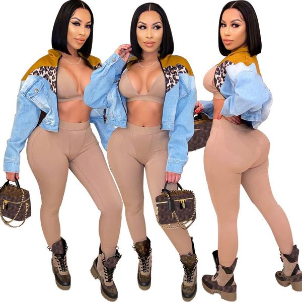 women's jackets fnoce 2021 winter jean fashion trends casual street leopard patchwork long sleeve slim short denim coats, Black;brown
women's jackets fnoce 2021 winter jean fashion trends casual street leopard patchwork long sleeve slim short denim coats, Black;brown