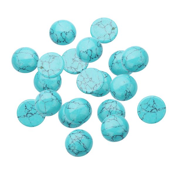 20 piece round domed blue turquoise gemstone flatback cabochon charms natural beads embellishment for jewelry making craft 6mm
20 piece round domed blue turquoise gemstone flatback cabochon charms natural beads embellishment for jewelry making craft 6mm
