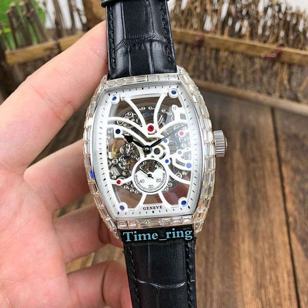 edition 8880 b sg sqt skeleton dial silver diamond case automatic mechanical movement mens watch black leather strap fashion watches, Slivery;brown
edition 8880 b sg sqt skeleton dial silver diamond case automatic mechanical movement mens watch black leather strap fashion watches, Slivery;brown