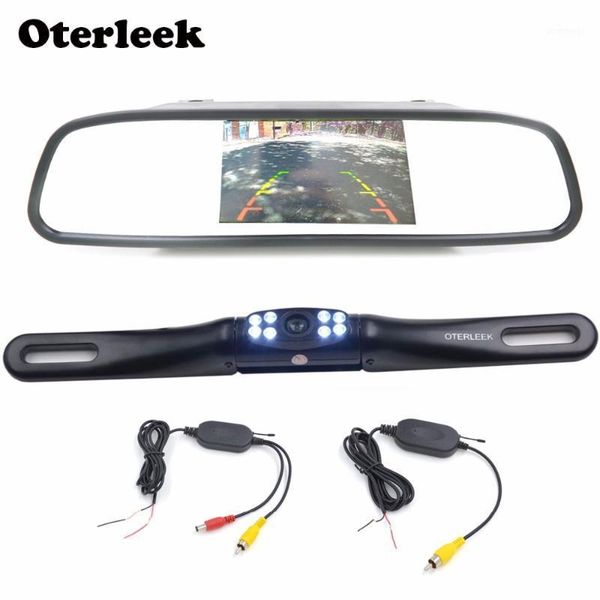 4.3" tft lcd 2 video input car rear view mirror monitors with 8 led eu license plate frame rearview reversing backup camera1
4.3" tft lcd 2 video input car rear view mirror monitors with 8 led eu license plate frame rearview reversing backup camera1