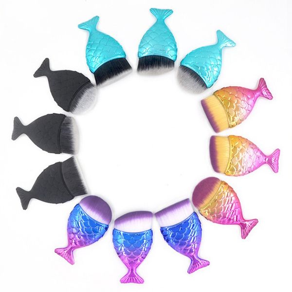 professional mermaid shape makeup brush powder blush foundation cosmetic fish brush makeup tools 27colors 100pcs
professional mermaid shape makeup brush powder blush foundation cosmetic fish brush makeup tools 27colors 100pcs