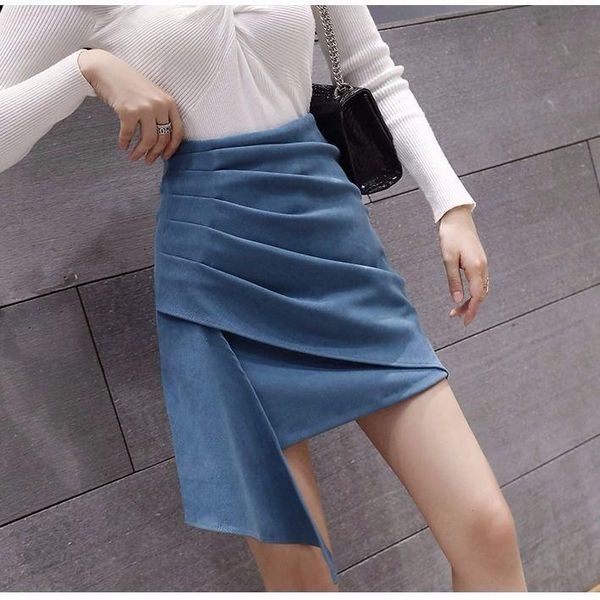 skirts women's korean irregular ruffles pleated high-waist package hip skirt lady solid color clothing p352, Black
skirts women's korean irregular ruffles pleated high-waist package hip skirt lady solid color clothing p352, Black