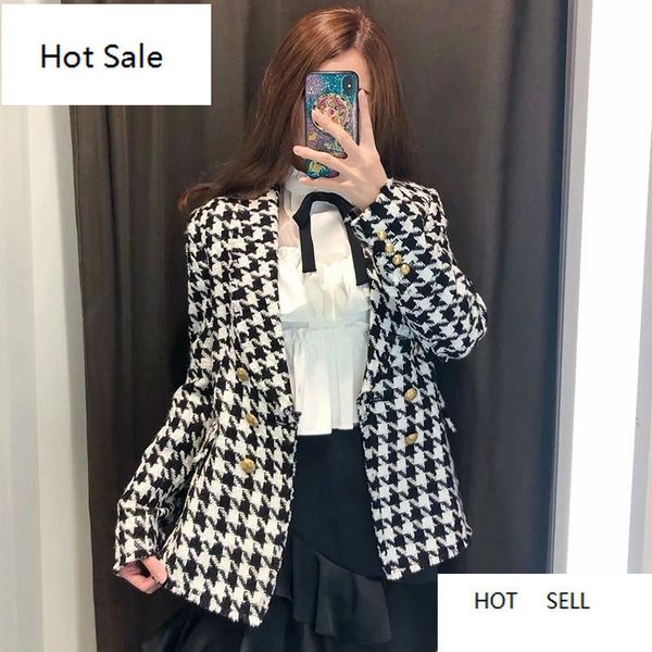 women autumn fashion hairy jacket black&white vintage v-neck tweed streetwear outwear jackets chaqueta, Black;brown
women autumn fashion hairy jacket black&white vintage v-neck tweed streetwear outwear jackets chaqueta, Black;brown