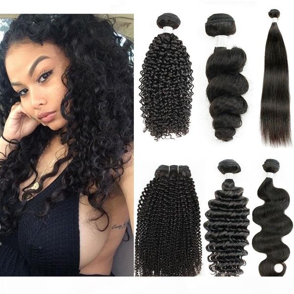kisshair 1 bundle brazilian virgin human hair straight body loose deep wave jerry curly afro kinky curly natural color, Black
kisshair 1 bundle brazilian virgin human hair straight body loose deep wave jerry curly afro kinky curly natural color, Black