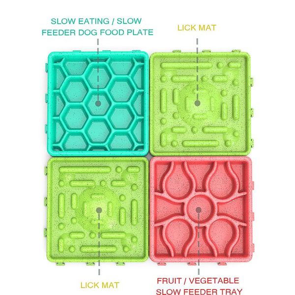 4pcs pet dog feeding food bowls puppy slow down eating feeder dish portable dogs anti-slip licking mat pet bbywvy
4pcs pet dog feeding food bowls puppy slow down eating feeder dish portable dogs anti-slip licking mat pet bbywvy