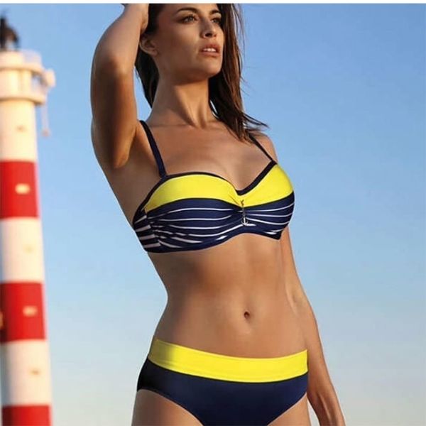 andzhelika striped bandeau plus size bikini women swimsuit metal decoration bikinis set swimwear brazilian bathing suits y200319, White;black
andzhelika striped bandeau plus size bikini women swimsuit metal decoration bikinis set swimwear brazilian bathing suits y200319, White;black
