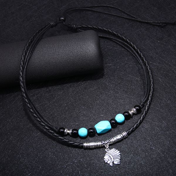 indian head necklace new style necklace pendant manaus beaded necklace ornament, Silver
indian head necklace new style necklace pendant manaus beaded necklace ornament, Silver