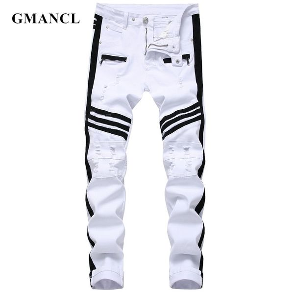 men hip-hop stripe design patchwork ripped stretch slim jeans streetwear cotton male casual joggers denim trousers plus size 42 201120, Blue
men hip-hop stripe design patchwork ripped stretch slim jeans streetwear cotton male casual joggers denim trousers plus size 42 201120, Blue