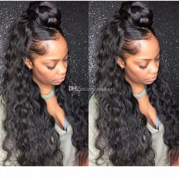 glueless full lace human hair wigs wavy lace front wigs unprocessed virgin brazilian water wave for black women, Black;brown
glueless full lace human hair wigs wavy lace front wigs unprocessed virgin brazilian water wave for black women, Black;brown