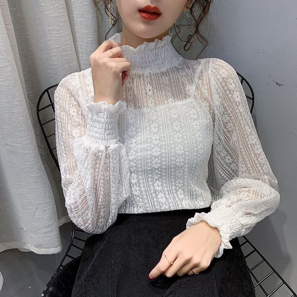 new flower fashion 2021 embroidered mesh blouse transparent shirts stretcher women's blouses fold puff est8, White
new flower fashion 2021 embroidered mesh blouse transparent shirts stretcher women's blouses fold puff est8, White