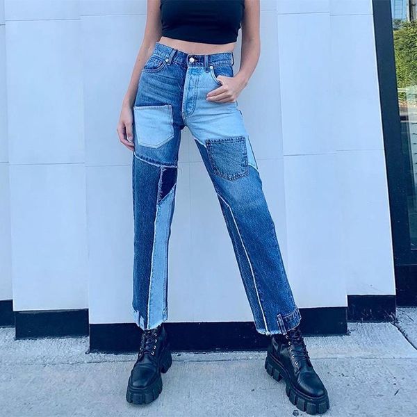 women's jeans 2021 autumn streetwear blue women patchwork pockets hip hop denim pants fashion cargo woman high waist harajuku
women's jeans 2021 autumn streetwear blue women patchwork pockets hip hop denim pants fashion cargo woman high waist harajuku