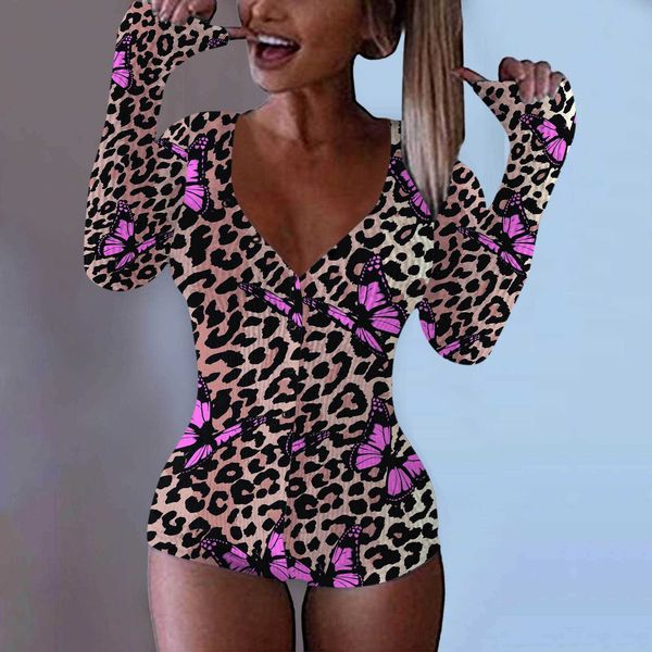leopard butterfly print onesies for v neck long sleeve jumpsuit ny casual rompers women nightwear suit, Black;white
leopard butterfly print onesies for v neck long sleeve jumpsuit ny casual rompers women nightwear suit, Black;white