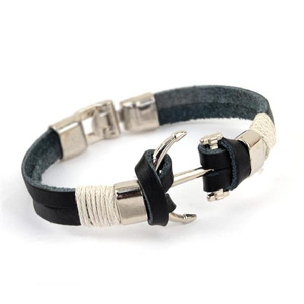 mens trendy leather rope handmade double layer rudder bracelet jewelry men punk bangles bracelet men jllklu
mens trendy leather rope handmade double layer rudder bracelet jewelry men punk bangles bracelet men jllklu