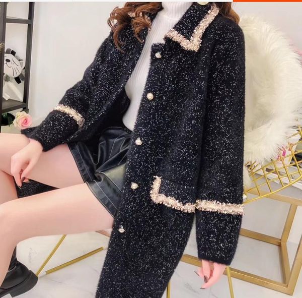 2021 spring and autumn winter with new style fashion long sleeve women's sweater coat@227, White;black
2021 spring and autumn winter with new style fashion long sleeve women's sweater coat@227, White;black