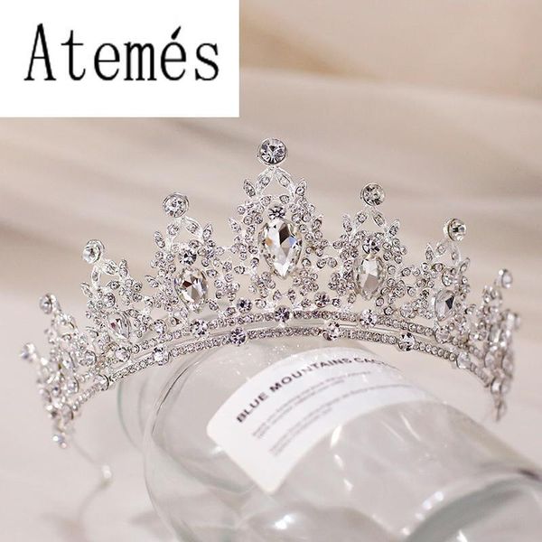 mdiamond bridal headdress hair exquisite super shiny wedding dress accessories luxury princess crown k, Silver
mdiamond bridal headdress hair exquisite super shiny wedding dress accessories luxury princess crown k, Silver