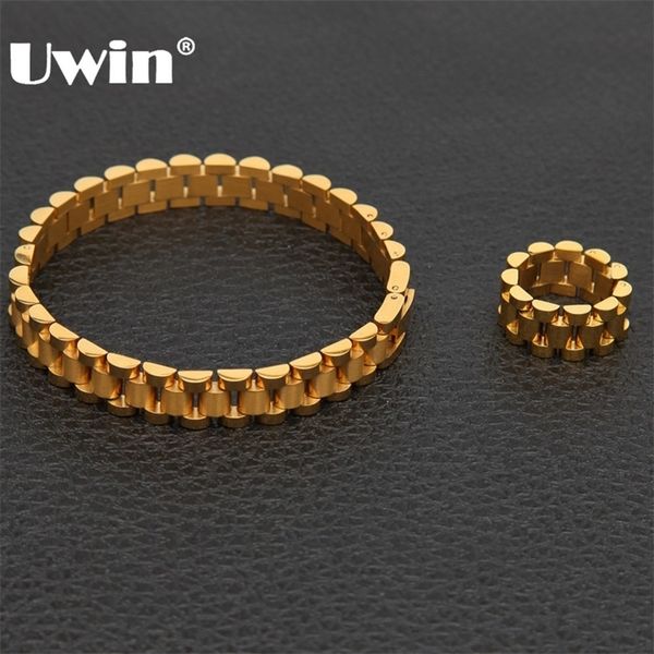 uwin wristband link bracelet and 10mm 8-12 adjustable size ring stainless steel silver color bracelets/rings set 201222, Slivery;crystal
uwin wristband link bracelet and 10mm 8-12 adjustable size ring stainless steel silver color bracelets/rings set 201222, Slivery;crystal