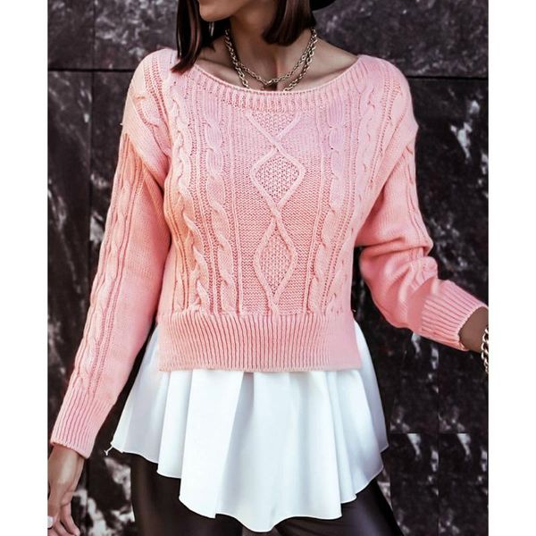 autumn winter black stitching ruffles knitted women turtleneck sweater 2021 fashion patchwork long sleeve pullover women jumper, White;black
autumn winter black stitching ruffles knitted women turtleneck sweater 2021 fashion patchwork long sleeve pullover women jumper, White;black