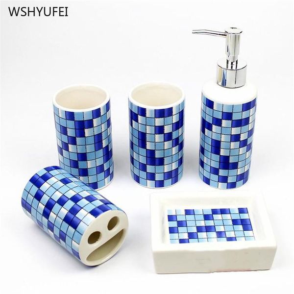 bath accessory set wshyufei ceramic suit bathroom cleaning supplies five-piece soap dispenser toothbrush holder home accessories
bath accessory set wshyufei ceramic suit bathroom cleaning supplies five-piece soap dispenser toothbrush holder home accessories