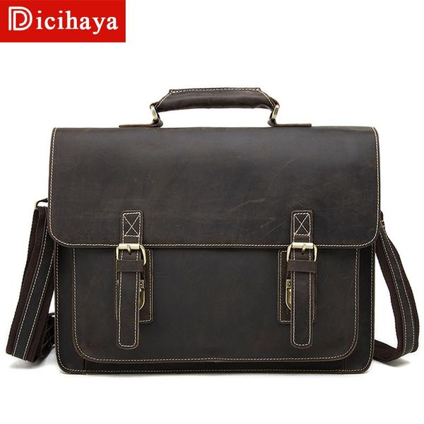 dicihaya men's bag crazy horse genuine leather men's bag retro female cowhide shoulder messenger handbag briefcase men
dicihaya men's bag crazy horse genuine leather men's bag retro female cowhide shoulder messenger handbag briefcase men