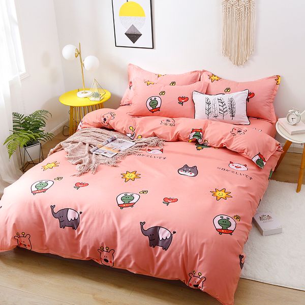 cartoon elephant bedding set for kids kawaii pink bed linen for children duvet cover bed sheets set king single size 1012
cartoon elephant bedding set for kids kawaii pink bed linen for children duvet cover bed sheets set king single size 1012