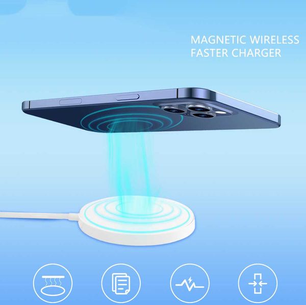 magnetic wireless charger new arrival faster charger for iphone 12 12pro 12promax 12mini airpods android phones white color
magnetic wireless charger new arrival faster charger for iphone 12 12pro 12promax 12mini airpods android phones white color