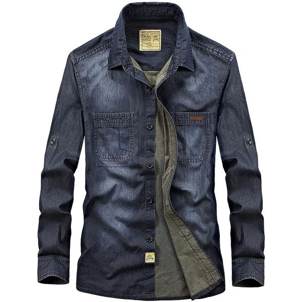 outdoor shirts autumn men's long sleeve denim shirt camping climbing hiking combat sport training loose cotton casual, Gray;blue
outdoor shirts autumn men's long sleeve denim shirt camping climbing hiking combat sport training loose cotton casual, Gray;blue