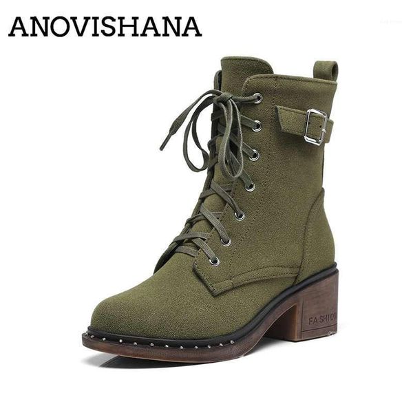 boots anovishana lace-up winter shoes woman ankle cow suede leather motorcycle boot rivet vintage low heels footwear bottine1, Black
boots anovishana lace-up winter shoes woman ankle cow suede leather motorcycle boot rivet vintage low heels footwear bottine1, Black