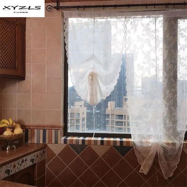 xyzls window roman curtain american pastoral voile curtain lace sheer for kitchen living room bedroom window screening 1 piece1
xyzls window roman curtain american pastoral voile curtain lace sheer for kitchen living room bedroom window screening 1 piece1