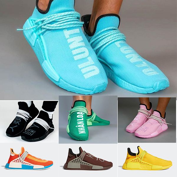 2021 human race shoes mens trainers pharrell williams black white green pink yellow blue chocolate womens sports sneakers size 36-47
2021 human race shoes mens trainers pharrell williams black white green pink yellow blue chocolate womens sports sneakers size 36-47