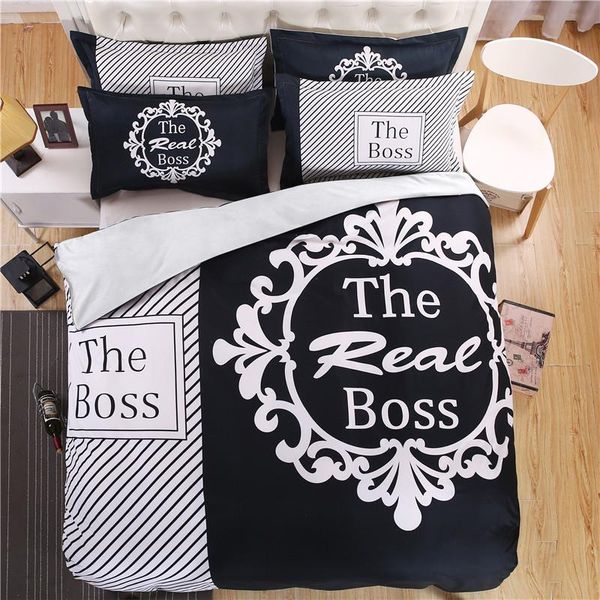 bedding sets modern black and white real boss set duvet cover bed sheet pillow case king size linen 4pcs
bedding sets modern black and white real boss set duvet cover bed sheet pillow case king size linen 4pcs