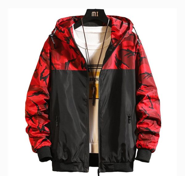hooded jacket men 2019 summer causal camouflage men basic jackets windbreaker zipper lightweight jackets stripe male coat unisex, Black;brown
hooded jacket men 2019 summer causal camouflage men basic jackets windbreaker zipper lightweight jackets stripe male coat unisex, Black;brown