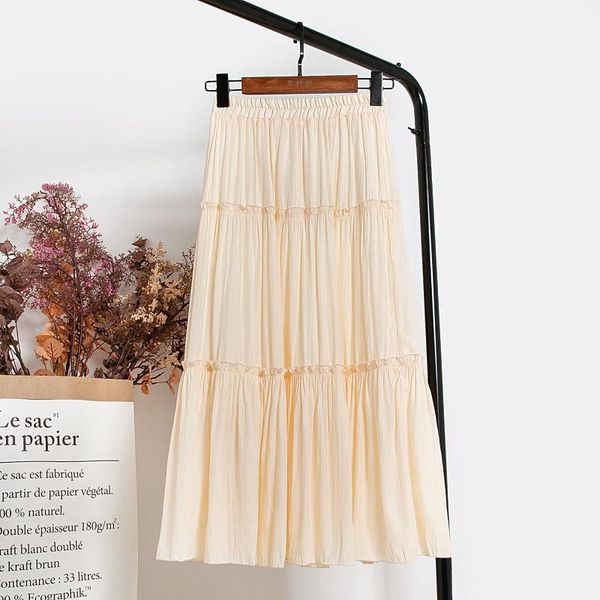 women fashion high waist pleated solid color ankle length skirt all-match chiffon clothing lady casual stretchy skirts1, Black
women fashion high waist pleated solid color ankle length skirt all-match chiffon clothing lady casual stretchy skirts1, Black