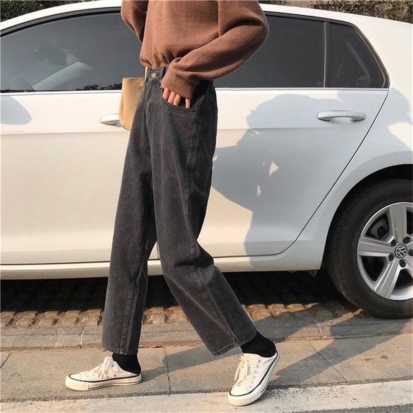 women's jeans straight fresh loose semi-elastic autumn 2021 black all match women female plus fashion high waist denim trousers, Blue
women's jeans straight fresh loose semi-elastic autumn 2021 black all match women female plus fashion high waist denim trousers, Blue