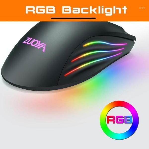 mice rgb gaming mouse programmable 7200dpi 7 buttons wired optics with double-click for professional gamer1