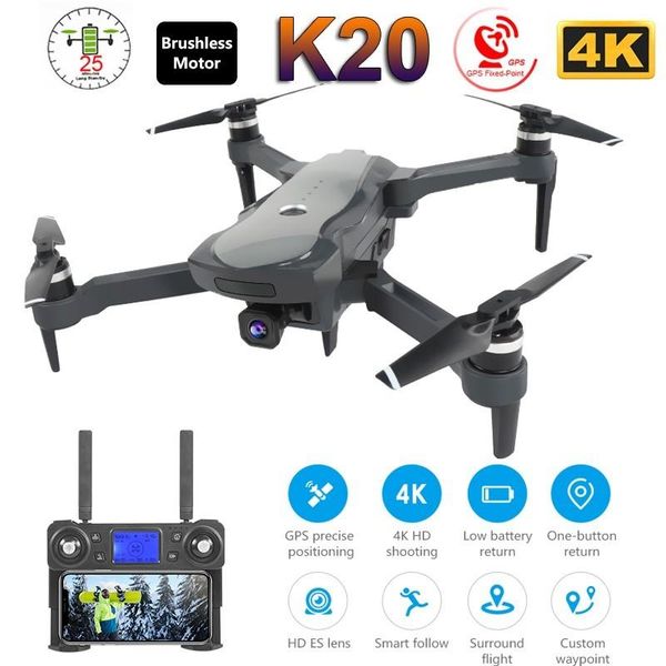 drones 2021 k20 drone with 4k camera dual gps one-key return headless mode follow me circle rc toys vs sg907
drones 2021 k20 drone with 4k camera dual gps one-key return headless mode follow me circle rc toys vs sg907