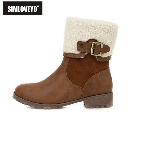 boots simloveyo winter snow round toe chunky heels flock zip buckle big size 34-43 khaki red brown black casual daily a3164
boots simloveyo winter snow round toe chunky heels flock zip buckle big size 34-43 khaki red brown black casual daily a3164