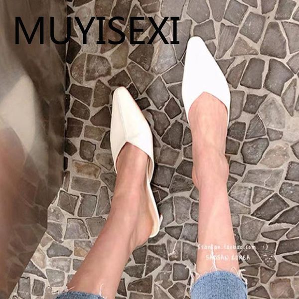 slippers simple mules cozy genuine leather summer women fashion solid color 5.5cm high heel plus size donq14 muyisexi1, Black
slippers simple mules cozy genuine leather summer women fashion solid color 5.5cm high heel plus size donq14 muyisexi1, Black