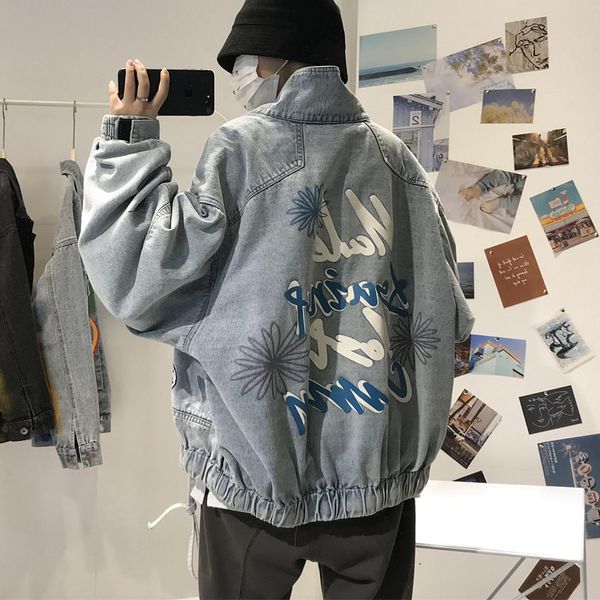2021 the new men's jean fashions and female trend street collar printed cotton male jacket xl 1pqw, Black;brown
2021 the new men's jean fashions and female trend street collar printed cotton male jacket xl 1pqw, Black;brown