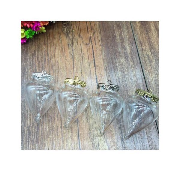 1set 38*15mm hollow water drop glass with 15mm crown setting base set glass vials pendant glass bottle charms jewelry bbyjna, Black
1set 38*15mm hollow water drop glass with 15mm crown setting base set glass vials pendant glass bottle charms jewelry bbyjna, Black