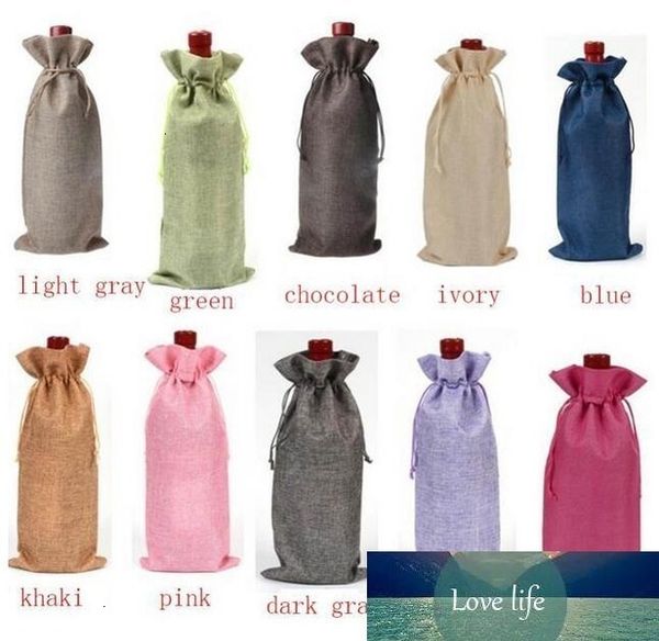 factorywojoburlap bottle new champagne jute pouch covers gift packaging bag wedding party decoration wine bags drawstrin
factorywojoburlap bottle new champagne jute pouch covers gift packaging bag wedding party decoration wine bags drawstrin
