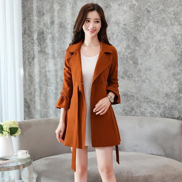 autumn jacket women elegant slim fit lace-up waist hugging trench coat women mid-length casual thin coat lapel1, Black
autumn jacket women elegant slim fit lace-up waist hugging trench coat women mid-length casual thin coat lapel1, Black