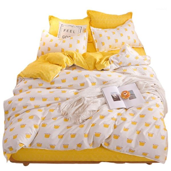 bedding sets yellow single bed set reactive printed simple double sheet linen king size bedding1
bedding sets yellow single bed set reactive printed simple double sheet linen king size bedding1