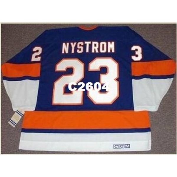 men #23 bob nystrom new york islanders "rookie" 1973 ccm vintage retro hockey jersey or custom any name or number retro jersey, Black
men #23 bob nystrom new york islanders "rookie" 1973 ccm vintage retro hockey jersey or custom any name or number retro jersey, Black