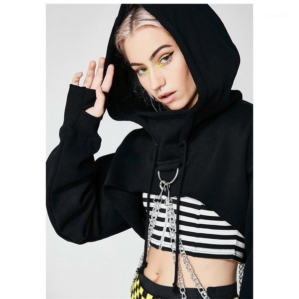 women's hoodies & sweatshirts 2021 women's fall style fashion star the same short hooded hoodie with exposed navel black & swe
women's hoodies & sweatshirts 2021 women's fall style fashion star the same short hooded hoodie with exposed navel black & swe