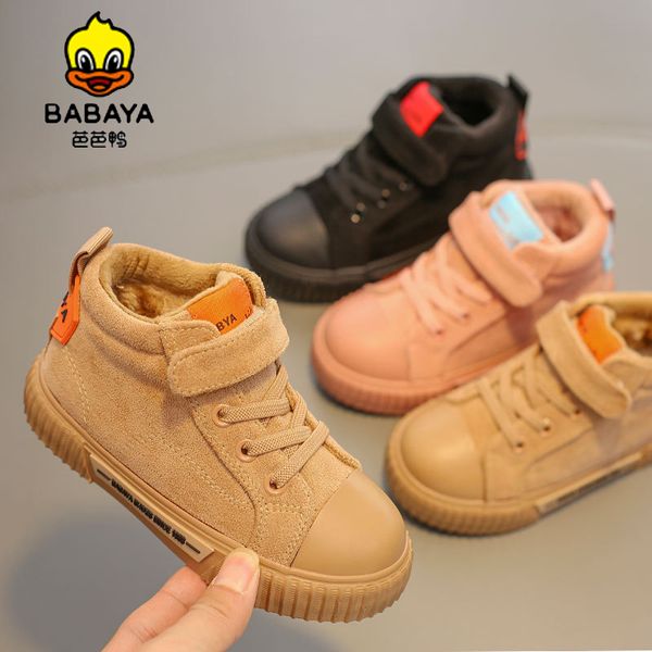 2020 winter kids boots brand boys girls warm leather sneakers fashion footwear children casual plush non slip sport shoes, Black
2020 winter kids boots brand boys girls warm leather sneakers fashion footwear children casual plush non slip sport shoes, Black