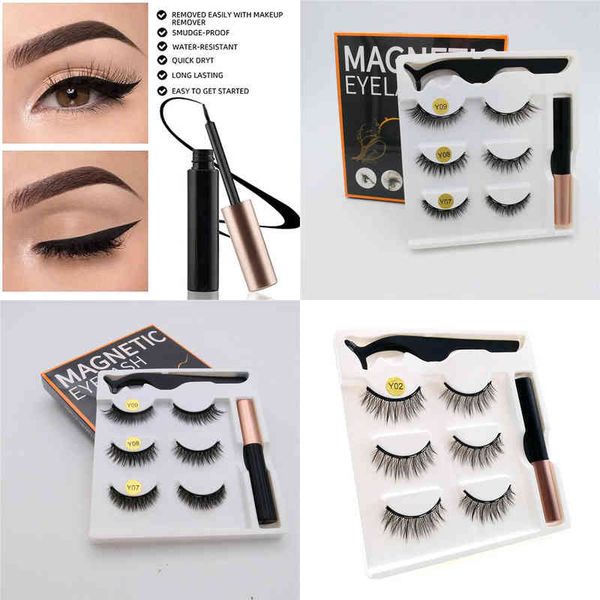 fake eyelashes 3 pairs of magnet magnetic +liquid eyeliner lashes makeup eyelash extension supplies 220226
fake eyelashes 3 pairs of magnet magnetic +liquid eyeliner lashes makeup eyelash extension supplies 220226